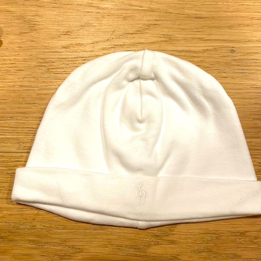 Baby hat, Ralph Lauren.